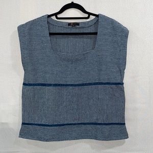 FRYE Railroad Striped Shell Top size M